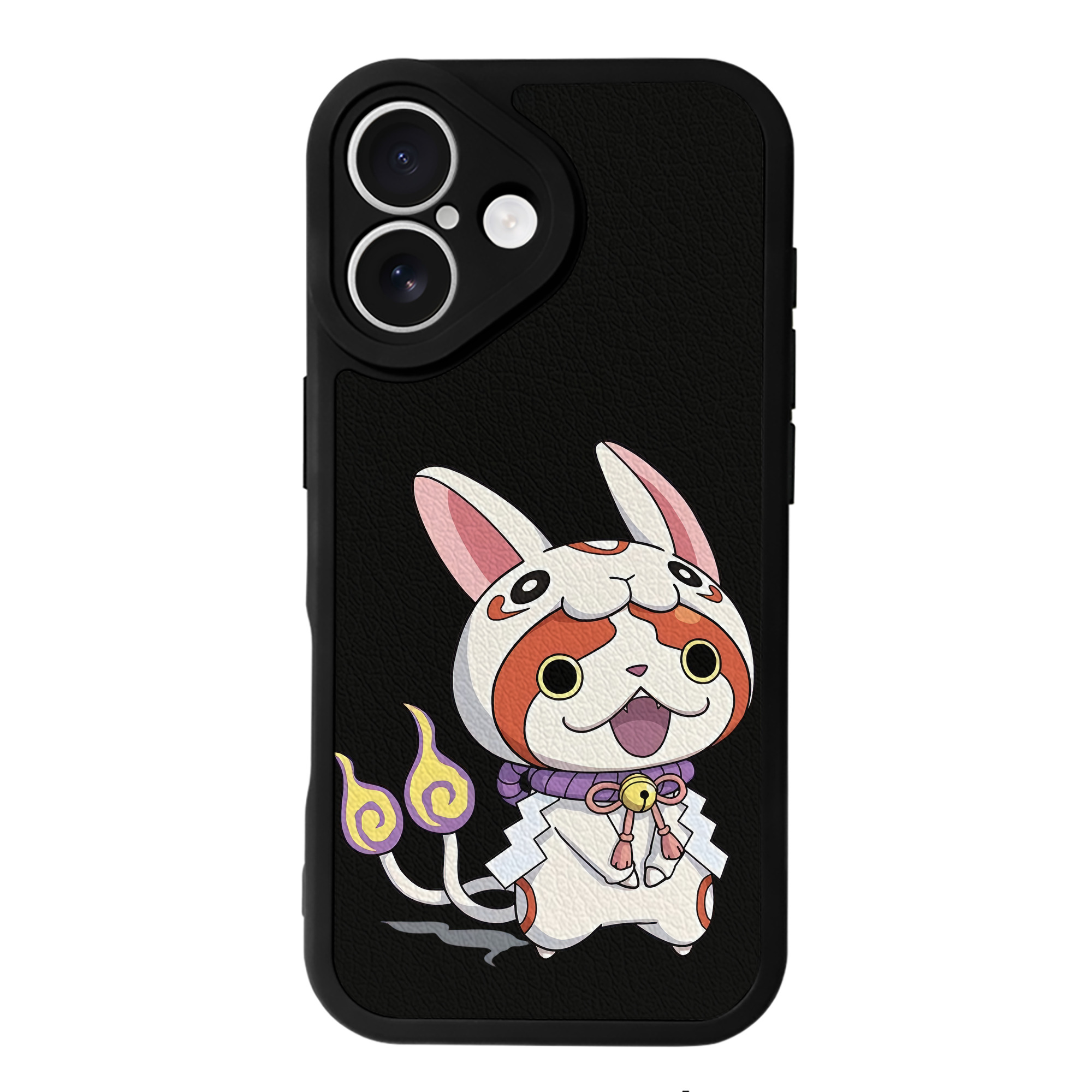 （画像用） 妖怪ウォッチ Yo-kai Watch 【iPhone 16シリーズ対応】シリコンスマホケース（レザー調） 材質：シリコン